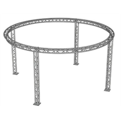 aluminum 6061-T6 circlar display truss stand